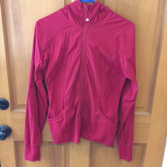 Lululemon Ruby Red Reversible Jacket Size 8 - Picture 1 of 8